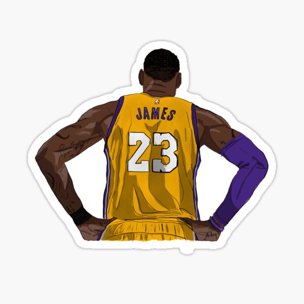LA LeBron James Sticker