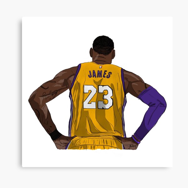 LA LeBron James Canvas Print