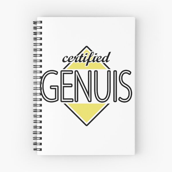 Item preview, Certified Genuis (yellow) designed and sold by ItBearlyFits.