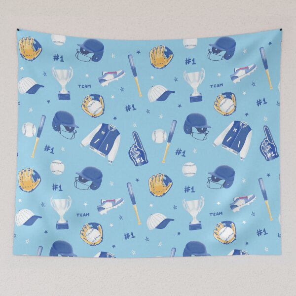 Item preview, Baby Blue Softball Fun Color designed and sold by nurabear.