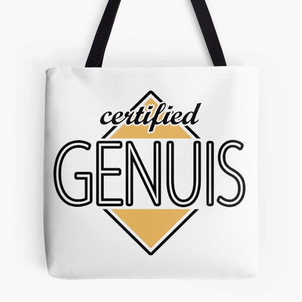 Item preview, Certified Genuis (orange) designed and sold by ItBearlyFits.