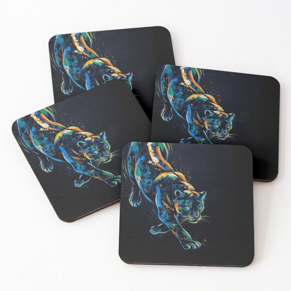 Item preview, Vibrant Colorful Panther Paint Splatter Art designed and sold by Outlet Raloel.