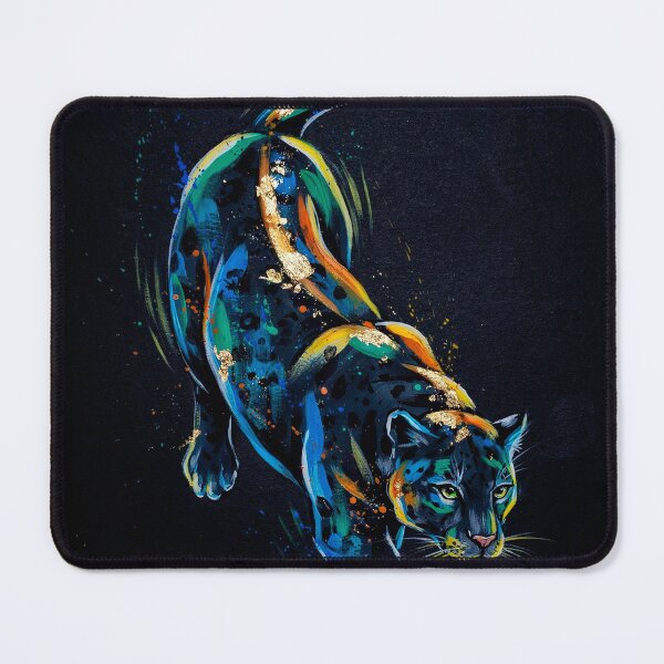 Item preview, Vibrant Colorful Panther Paint Splatter Art designed and sold by Outlet Raloel.