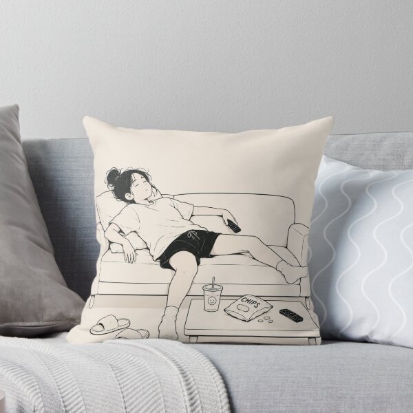 Item preview, Couch Mode (Women) – Minimalist Relaxation Illustration designed and sold by LAZYI.