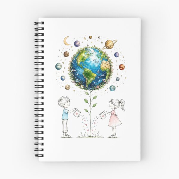 Item preview, Growing a Better World PNG, Earth Flower Watercolor, Kids Save the Planet Clipart, Earth Day Sublimation, Digital Download designed and sold by Line-mood.