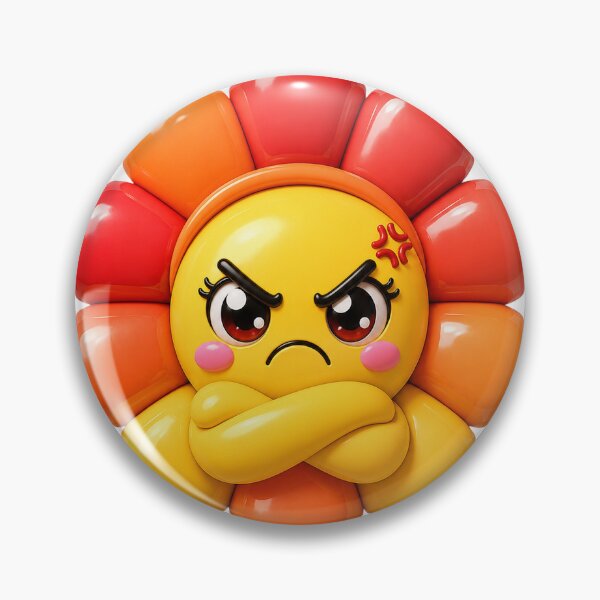 Item preview, Angry Bloom – Angry Flower designed and sold by VIBESPLACE.