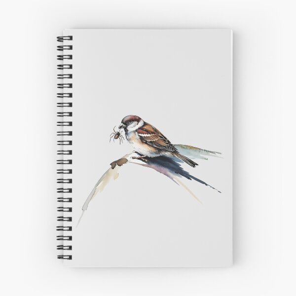 Item preview, Minimalist Bird Nature Watercolor Shadow Art designed and sold by Pro AguiZoul Art.