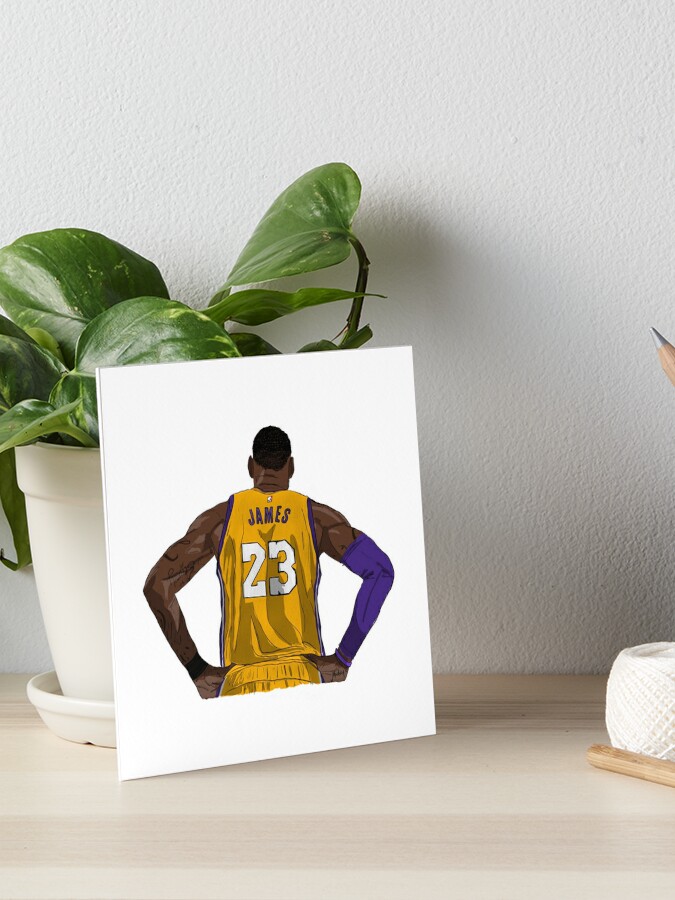 LA LeBron James Canvas Print for Sale by JJMoe7