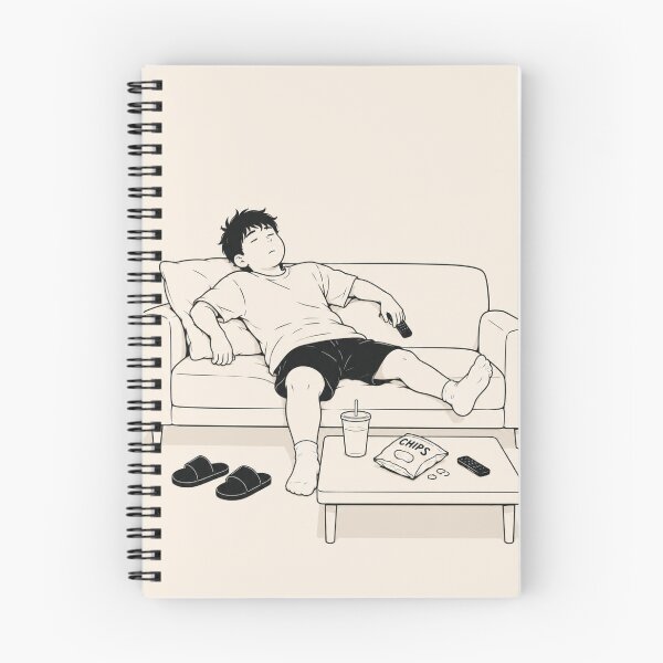 Item preview, Couch Mode (Men) – Minimalist Relaxation Illustration designed and sold by LAZYI.