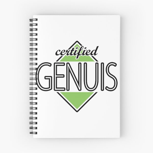 Item preview, Certified Genuis (green) designed and sold by ItBearlyFits.
