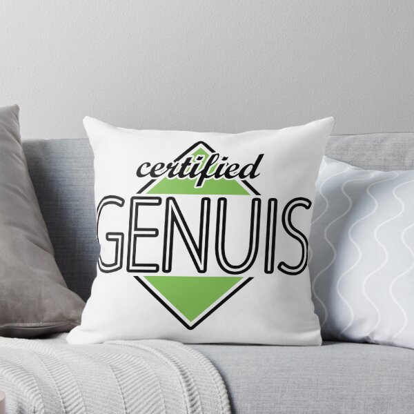 Item preview, Certified Genuis (green) designed and sold by ItBearlyFits.