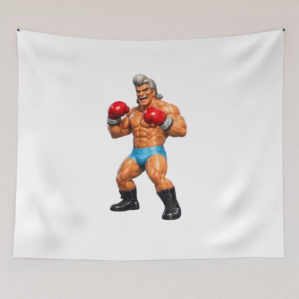 Item preview, Super Macho Man - Punch Out designed and sold by JC's Cards & More.