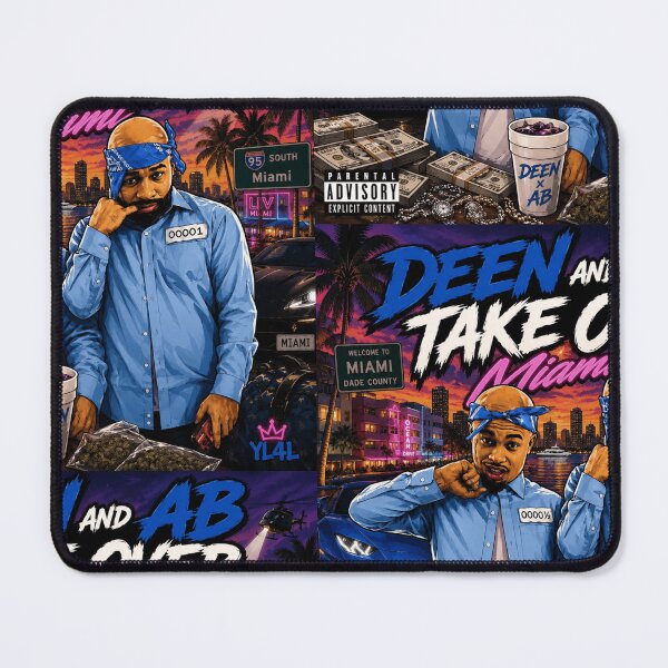 Item preview, DEEN THE GREAT | ADRIAN BRONER Miami Vacation Illustration designed and sold by StreetCapsule.