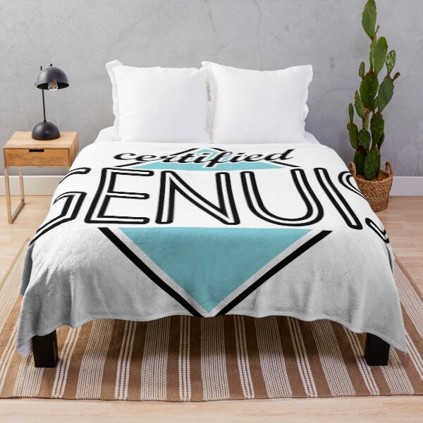 Item preview, Certified Genuis (blue) designed and sold by ItBearlyFits.
