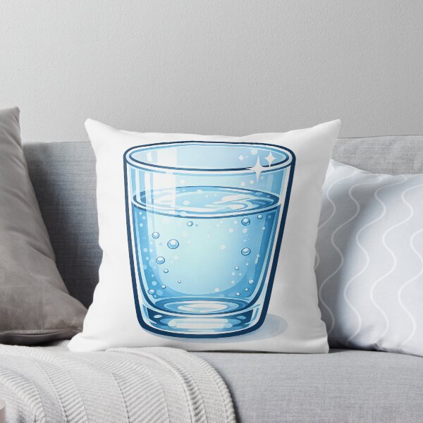 Item preview, Cute cartoon drawing of a water cup "Kawaii"-style drink design designed and sold by HoMya.