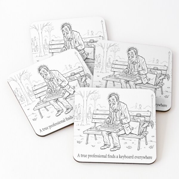 Item preview, The Overworked Professional – Ink and Irony Series designed and sold by Nakrisa.