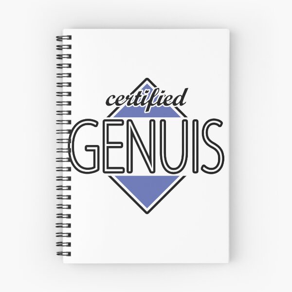 Item preview, Certified Genuis (indigo) designed and sold by ItBearlyFits.
