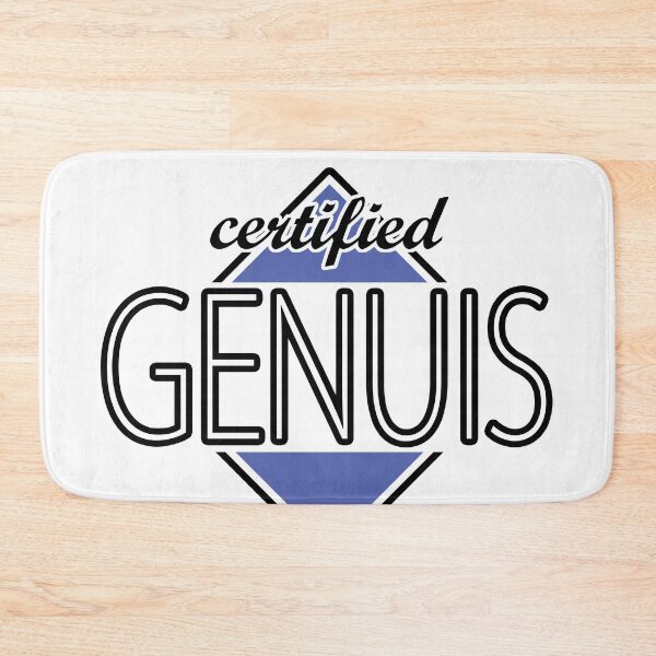 Item preview, Certified Genuis (indigo) designed and sold by ItBearlyFits.