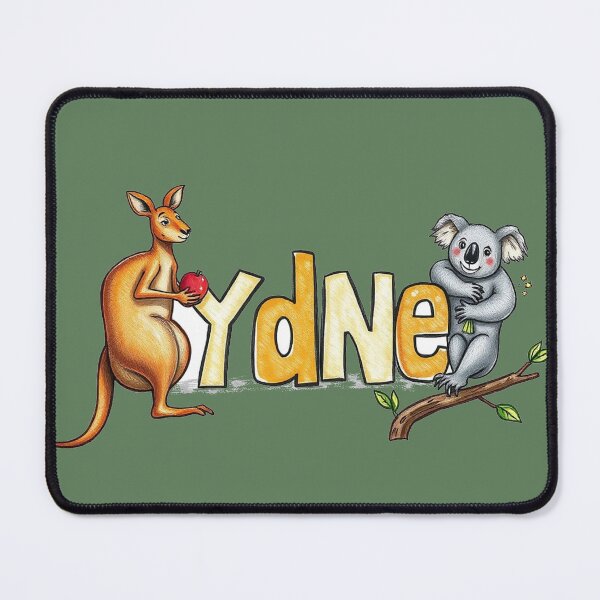 Item preview, Sydney text with kangaroo and koala designed and sold by CreationsNicB.