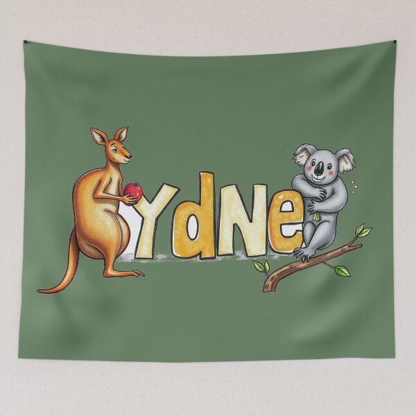 Item preview, Sydney text with kangaroo and koala designed and sold by CreationsNicB.