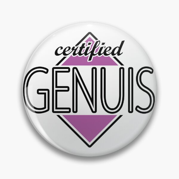 Item preview, Certified Genuis (violet) designed and sold by ItBearlyFits.