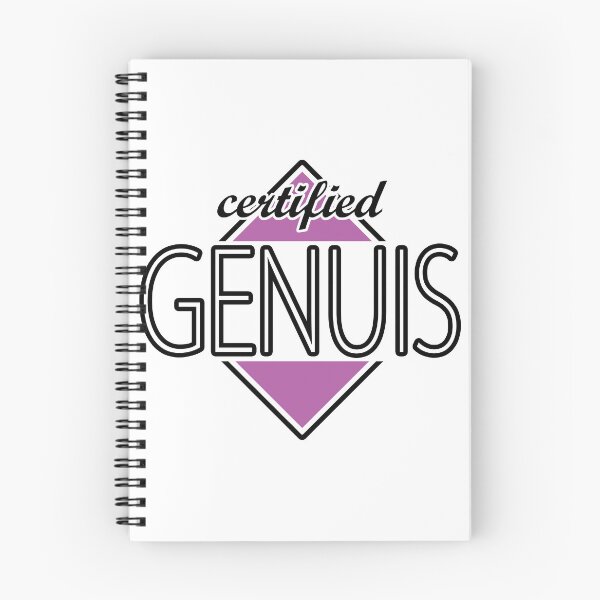 Item preview, Certified Genuis (violet) designed and sold by ItBearlyFits.