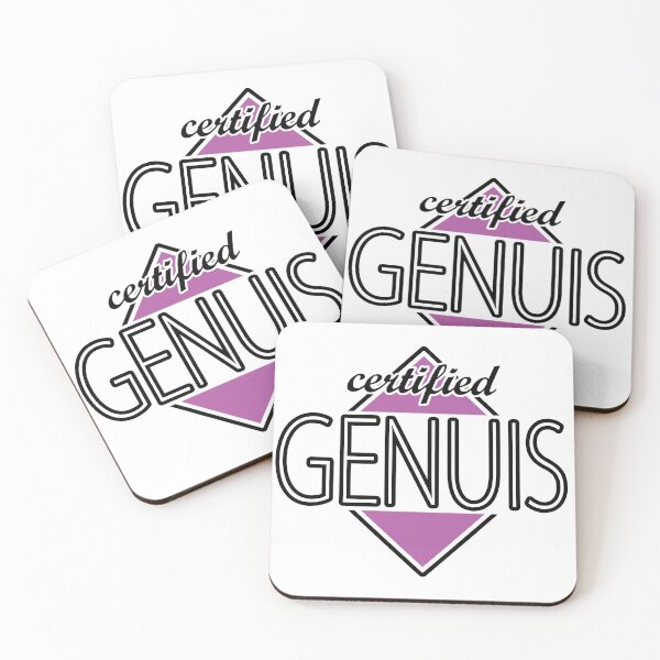 Item preview, Certified Genuis (violet) designed and sold by ItBearlyFits.