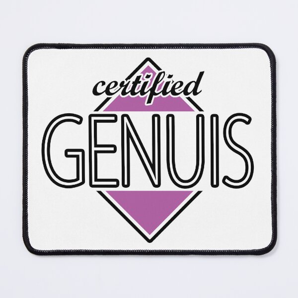 Item preview, Certified Genuis (violet) designed and sold by ItBearlyFits.