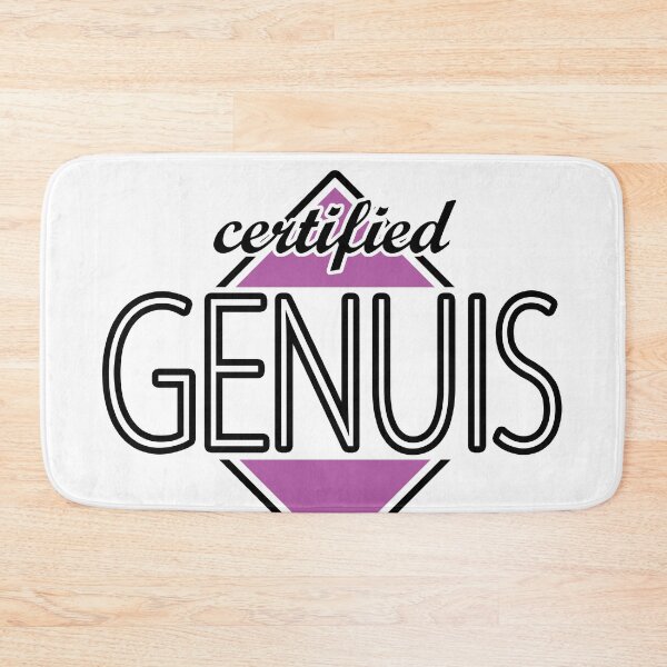 Item preview, Certified Genuis (violet) designed and sold by ItBearlyFits.