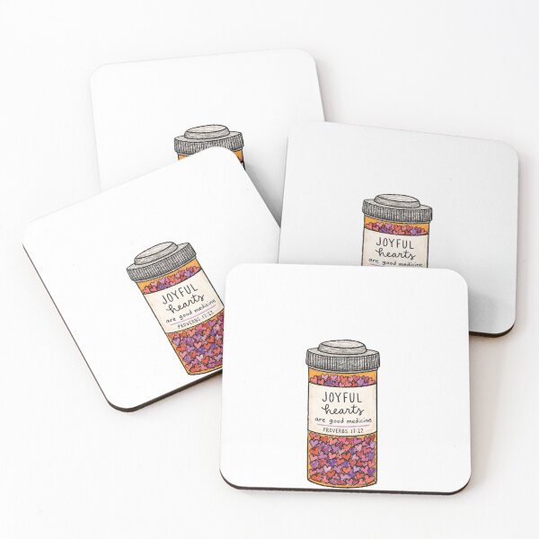 Item preview, Joyful Hearts are good medicine Christian illustration designed and sold by Roniya George.