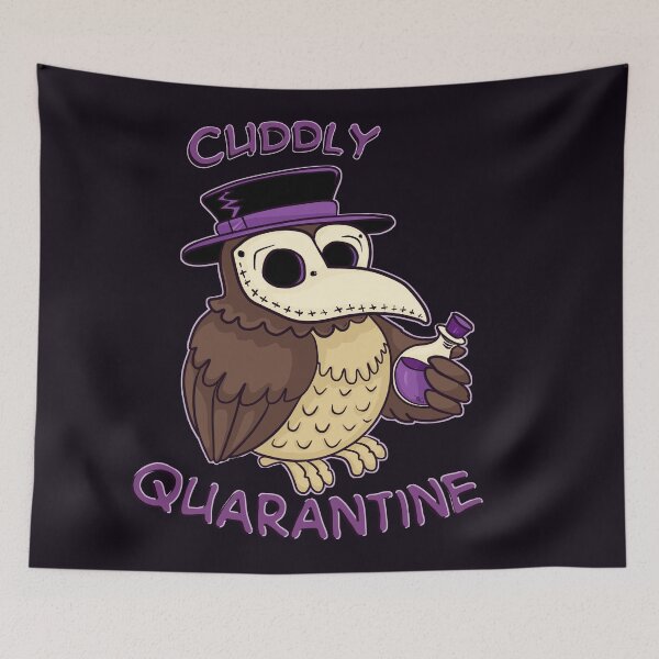 Item preview, creepy cute death mask owl tee shirt design designed and sold by Sketch Stew Studio.