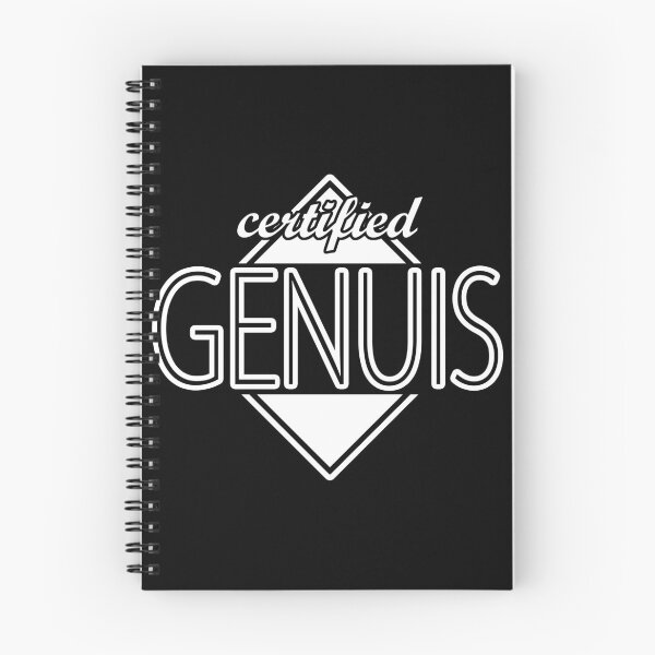Item preview, Certified Genuis (white) designed and sold by ItBearlyFits.