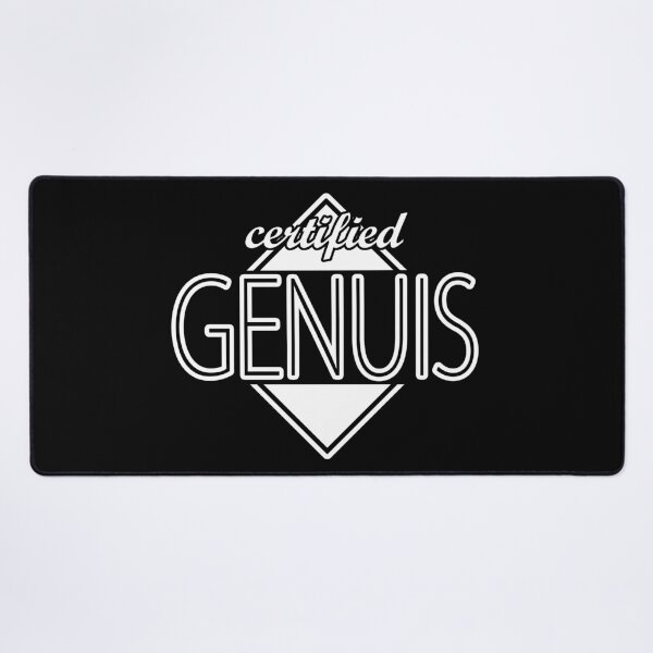Item preview, Certified Genuis (white) designed and sold by ItBearlyFits.
