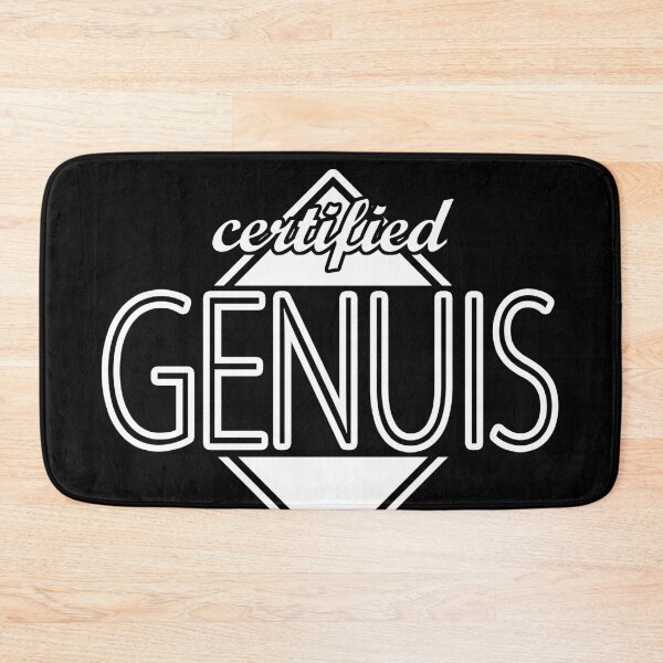 Item preview, Certified Genuis (white) designed and sold by ItBearlyFits.