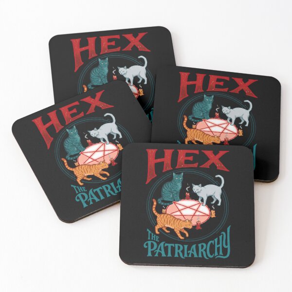 Item preview, Hex The Patriarchy Black Cats Witchy  designed and sold by TeeARTHY.