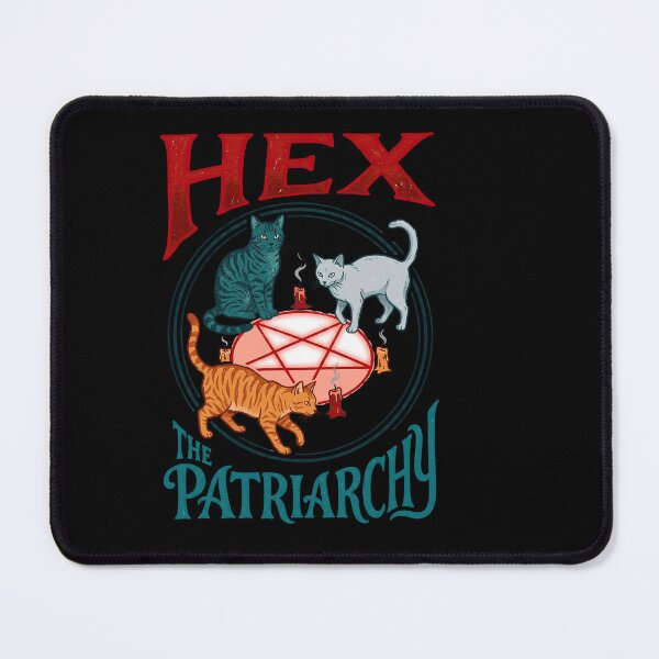 Item preview, Hex The Patriarchy Black Cats Witchy designed and sold by TeeARTHY.
