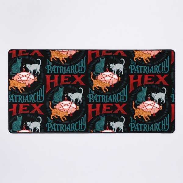 Item preview, Hex The Patriarchy Black Cats Witchy designed and sold by TeeARTHY.