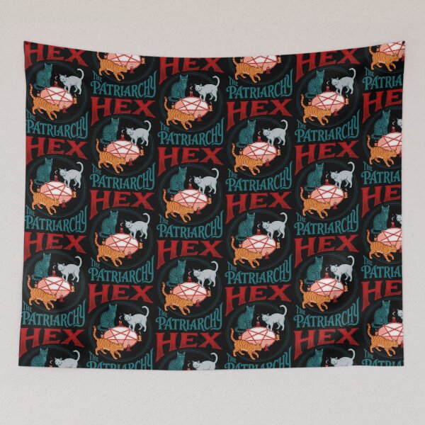 Item preview, Hex The Patriarchy Black Cats Witchy  designed and sold by TeeARTHY.