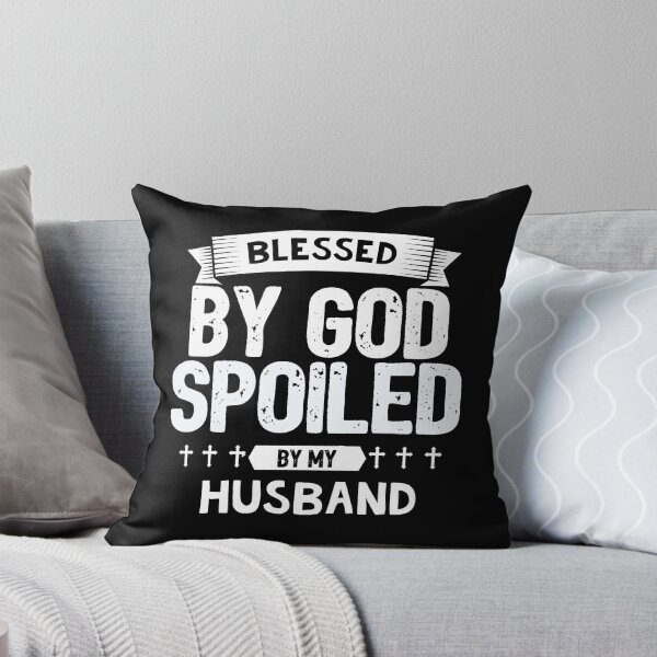 Item preview, Blessed by God Spoiled by Husband Funny Christian Church designed and sold by Phaedra Jones.