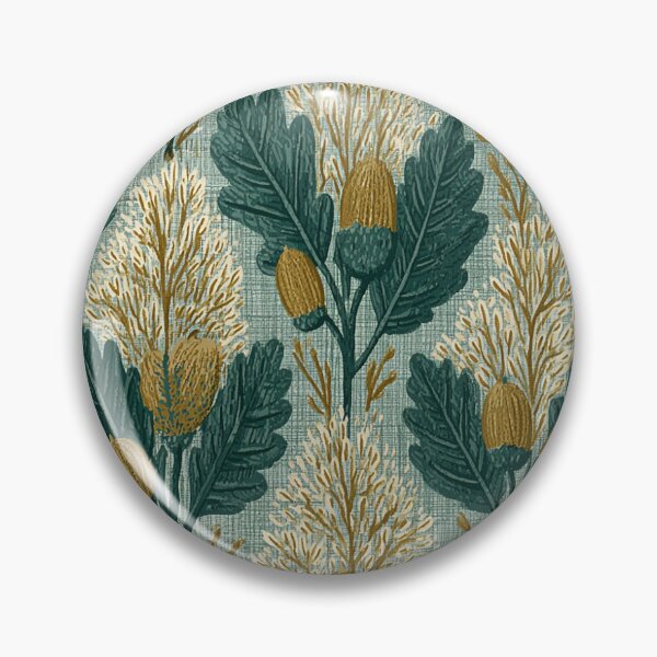 Item preview, Muted Sage Acorn & Oak Leaves designed and sold by TJ Art and Camera.