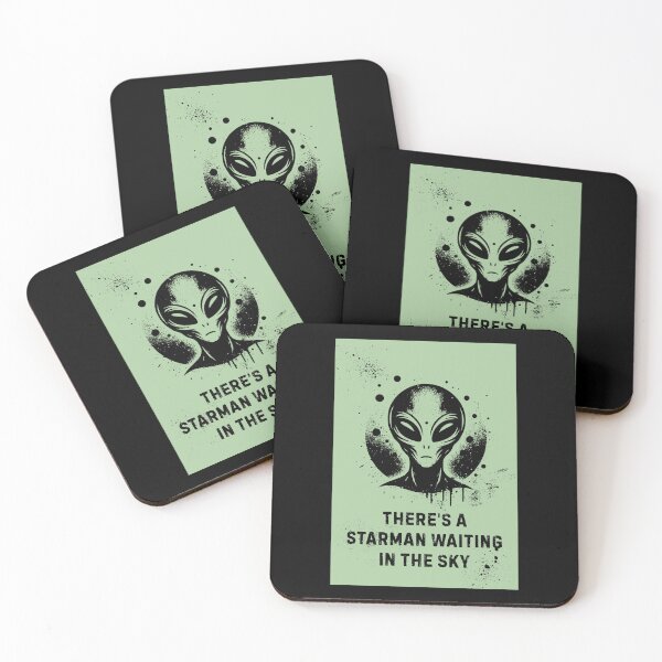 Item preview, There's a starman waiting in the sky designed and sold by MaxCardoso.