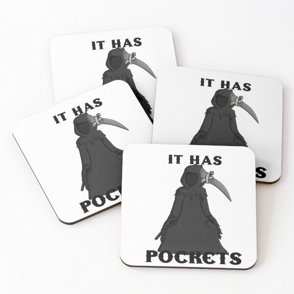 Item preview, It has pockets grim reaper designed and sold by Bookreader123.