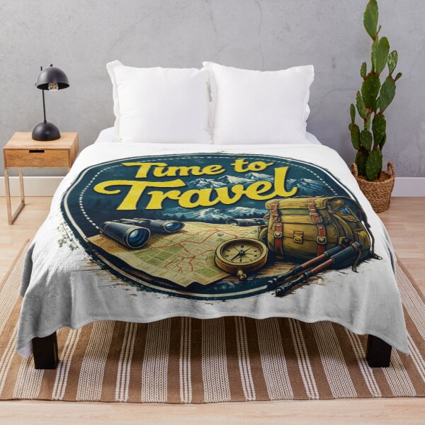 Item preview, Time to Travel Mountain Adventure Design designed and sold by GabeMountainArt.