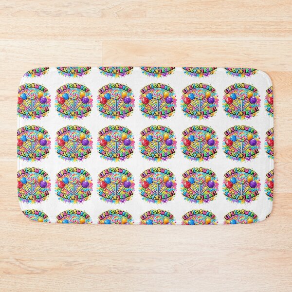 Item preview, Life Is Sweet, Enjoy a Treat! | Colorful Lollipop Candy Design | Fun Print-on-Demand Gift for Kids & Candy Lovers! designed and sold by XquizteProducts.