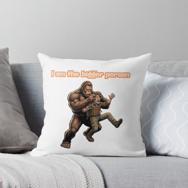 Item preview, Bigfoot I Am The Bigger Person - Funny Cryptidcore Big Hairy Man Tough Guy designed and sold by Spank My Yeti.