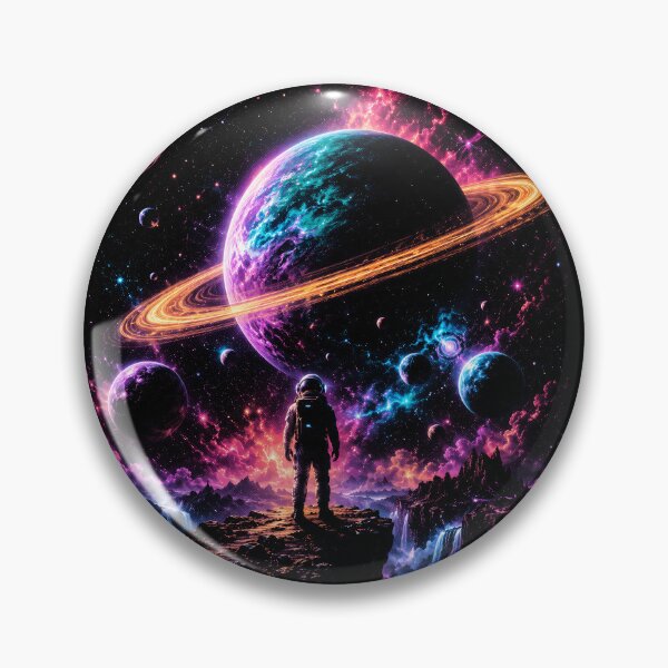 Item preview, Astronaut Outer Space Galaxy Universe Planet Saturn Science designed and sold by BornBorn.