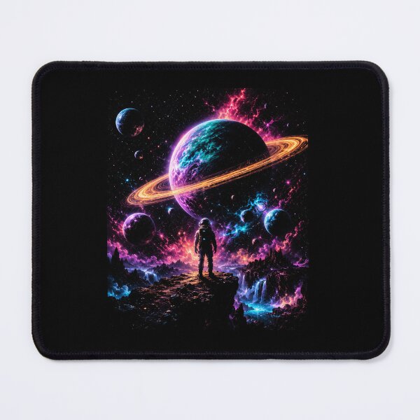 Item preview, Astronaut Outer Space Galaxy Universe Planet Saturn Science designed and sold by BornBorn.
