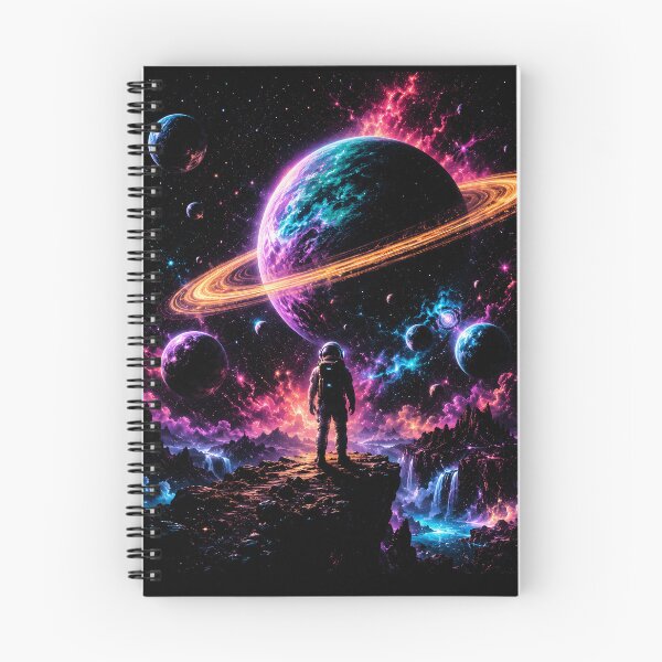 Item preview, Astronaut Outer Space Galaxy Universe Planet Saturn Science designed and sold by BornBorn.