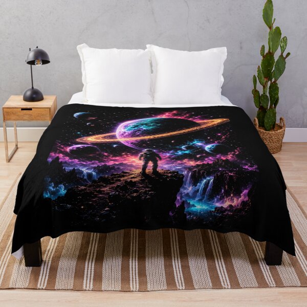 Item preview, Astronaut Outer Space Galaxy Universe Planet Saturn Science designed and sold by BornBorn.