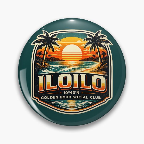 Item preview, Iloilo Golden Hour Social Club – Tropical Sunset Philippines designed and sold by getpressedshirt.